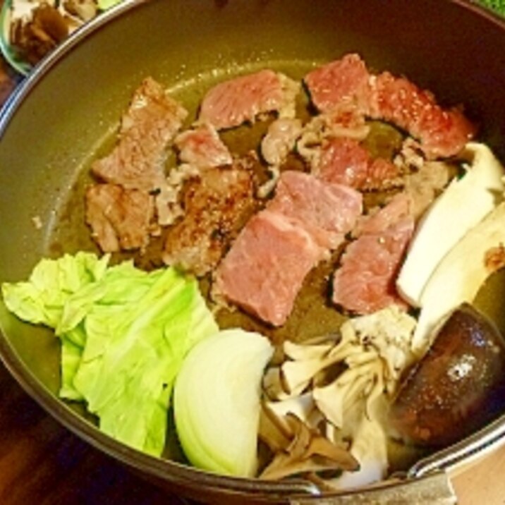 肩ロースブロックde焼肉